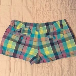 Mossimo Supply Co. Colorful Plaid Women's Shorts